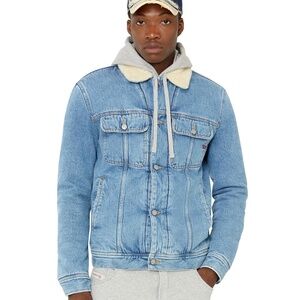 Diesel Library Edition Barcy Denim Trucker Jacket sz M NWT $550